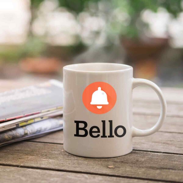 Classic white Bello mug