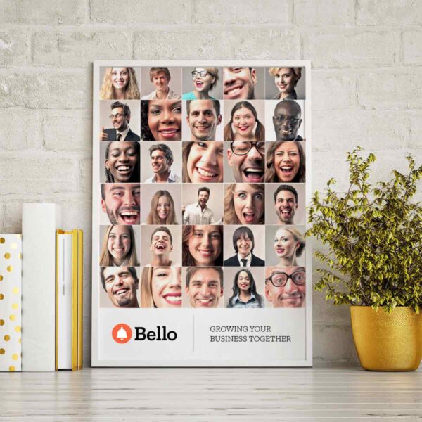 Mobile application poster